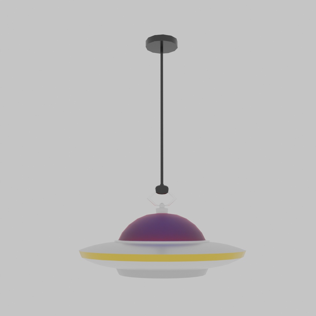 【Blender】UFOライト3点セット UFO light set【VRChat】