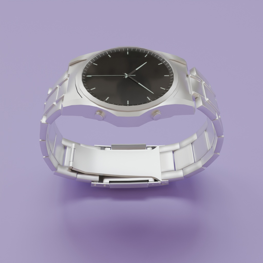 【Blender】シンプルな腕時計【VRChat】