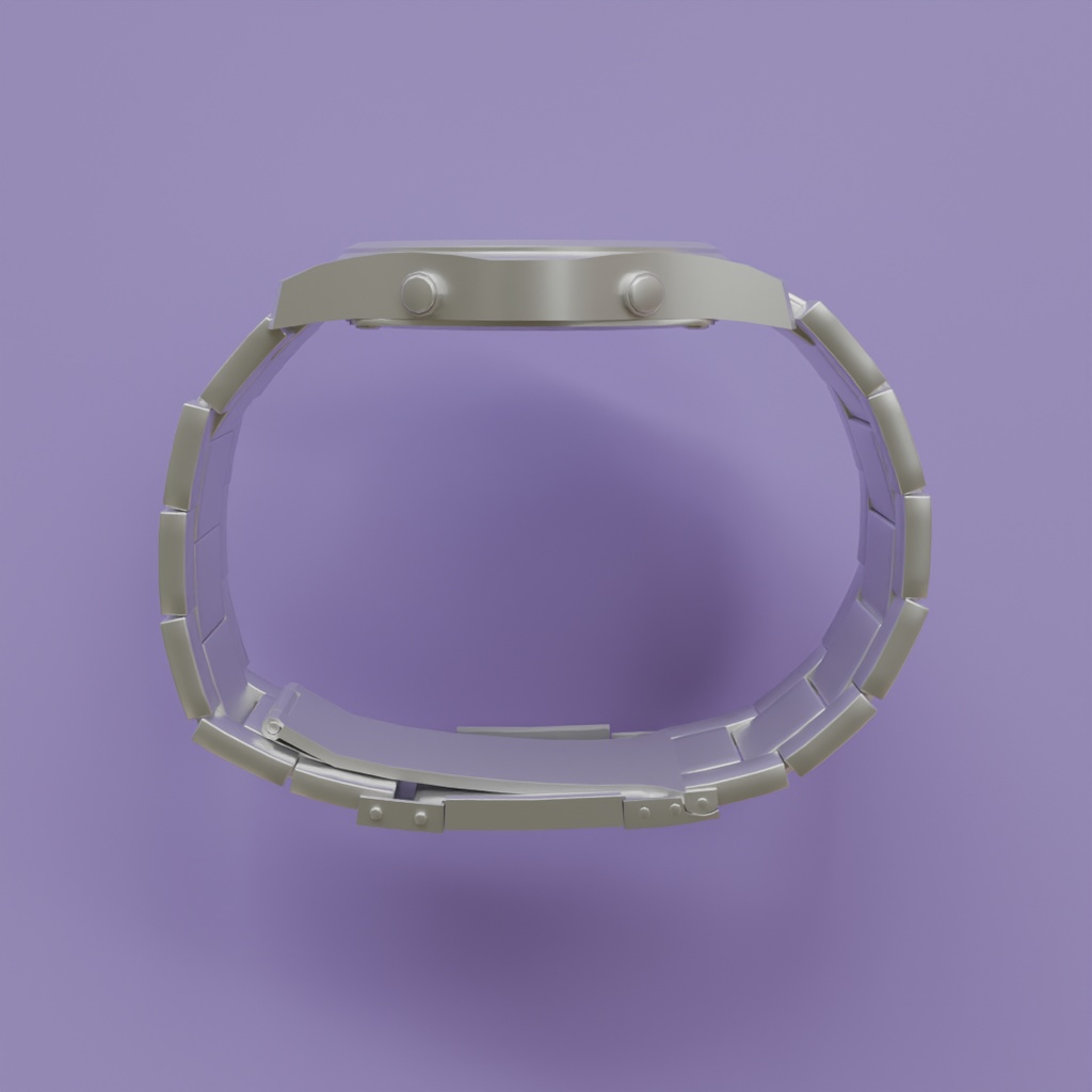 【Blender】シンプルな腕時計【VRChat】