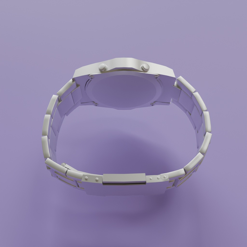 【Blender】シンプルな腕時計【VRChat】