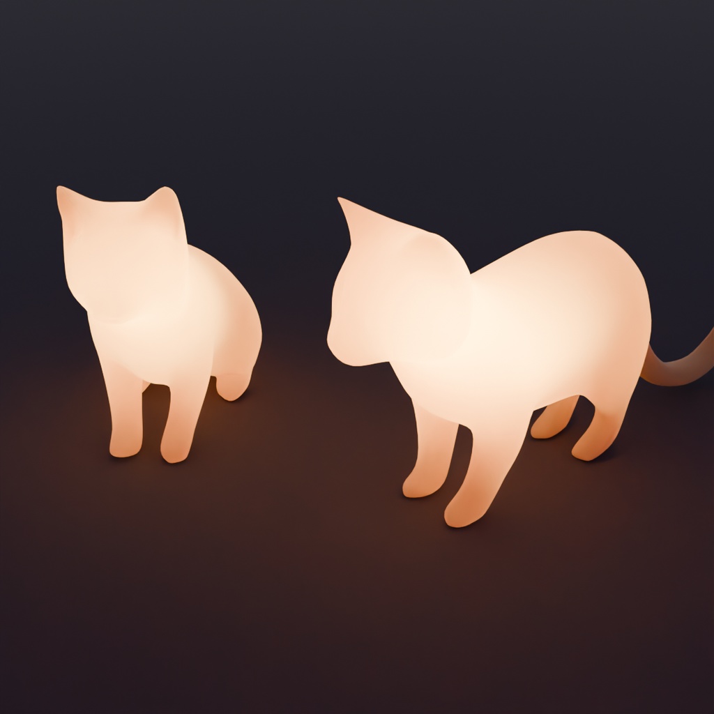【Blender】猫の間接照明 indirect lighting for cats【VRChat】
