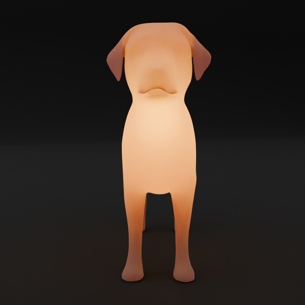 【Blender】犬の間接照明 indirect lighting for dogs【VRChat】