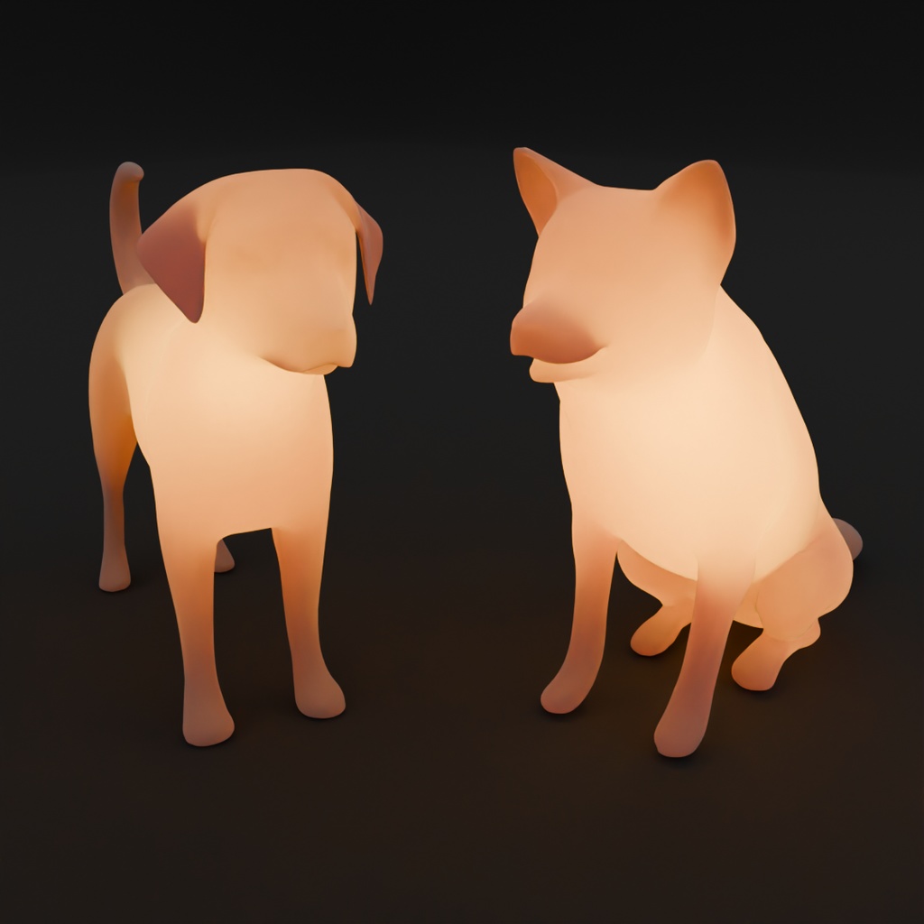 【Blender】犬の間接照明 indirect lighting for dogs【VRChat】