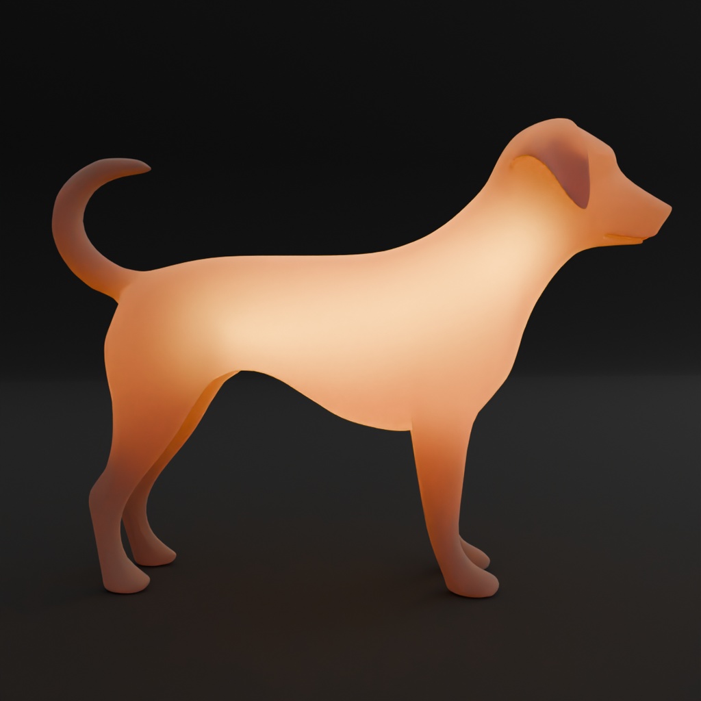 【Blender】犬の間接照明 indirect lighting for dogs【VRChat】