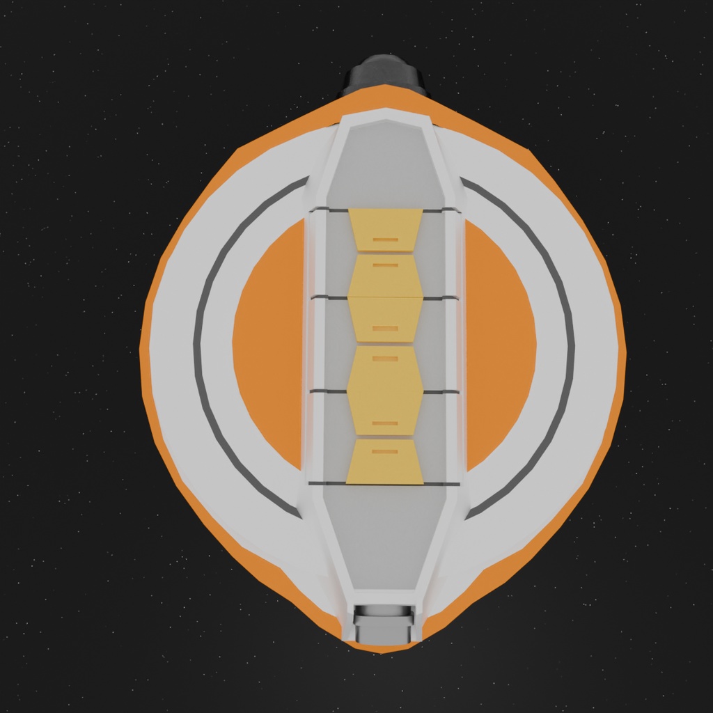 【Blender】スペースシップ1号 Spaceship 1