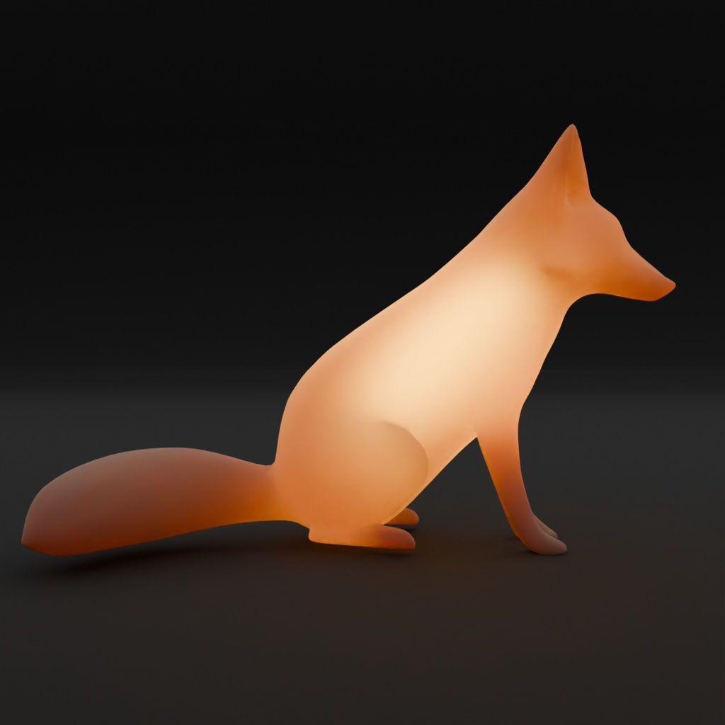 【Blender】狸と狐の間接照明 indirect lighting for raccoon dog and fox【VRChat】