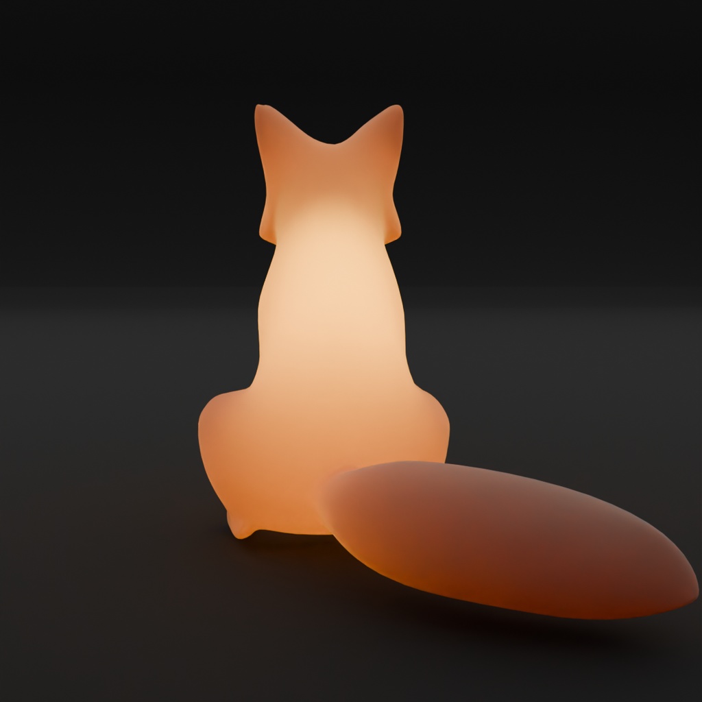 【Blender】狸と狐の間接照明 indirect lighting for raccoon dog and fox【VRChat】