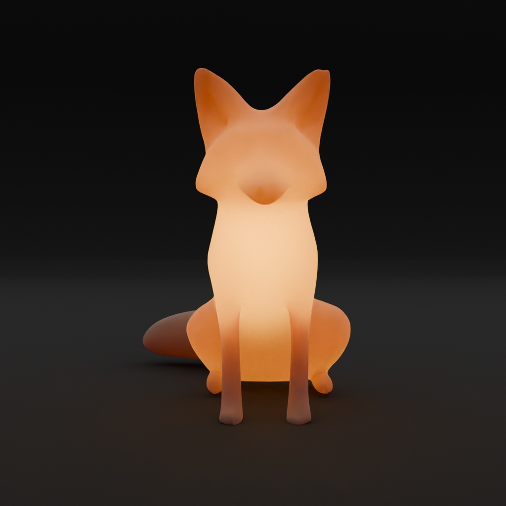 【Blender】狸と狐の間接照明 indirect lighting for raccoon dog and fox【VRChat】