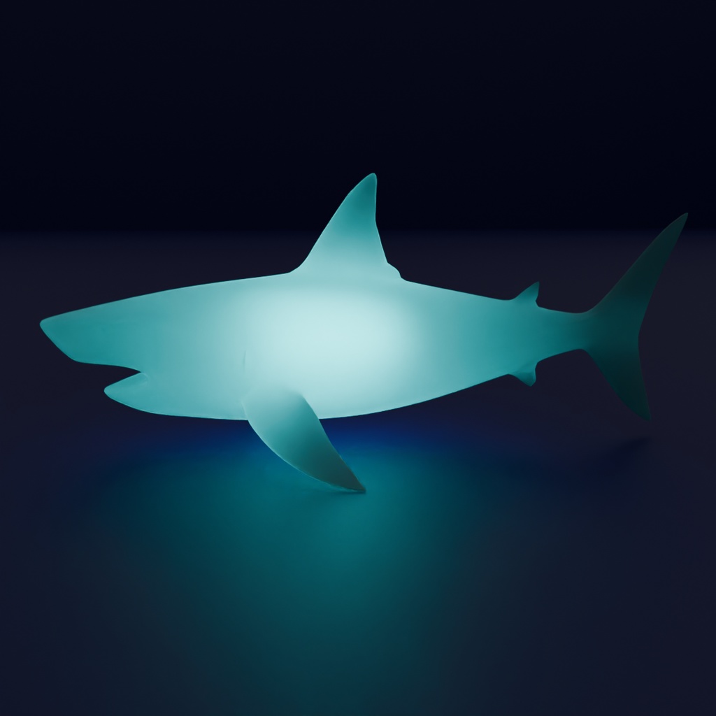 【Blender】大型海洋生物(イルカ・サメ・クジラ)の間接照明 Indirect lighting of large marine creatures (dolphins, sharks, whales)【VRChat】