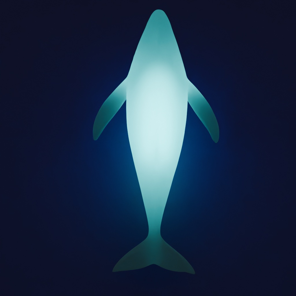 【Blender】大型海洋生物(イルカ・サメ・クジラ)の間接照明 Indirect lighting of large marine creatures (dolphins, sharks, whales)【VRChat】