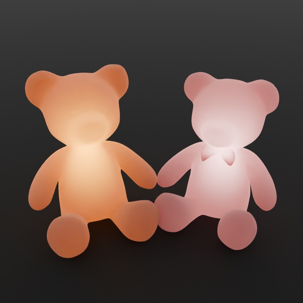【Blender】テディベアのペアの間接照明 Indirect lighting for a pair of teddy bears【VRChat】