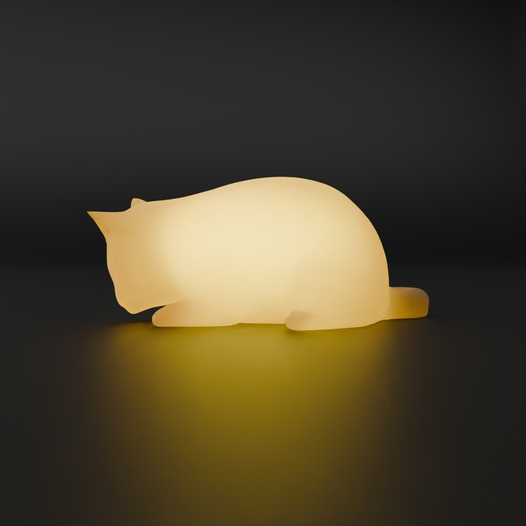 【Blender】ごめん寝ネコの間接照明 Indirect lighting for Sorry Sleeping Cats【VRChat】