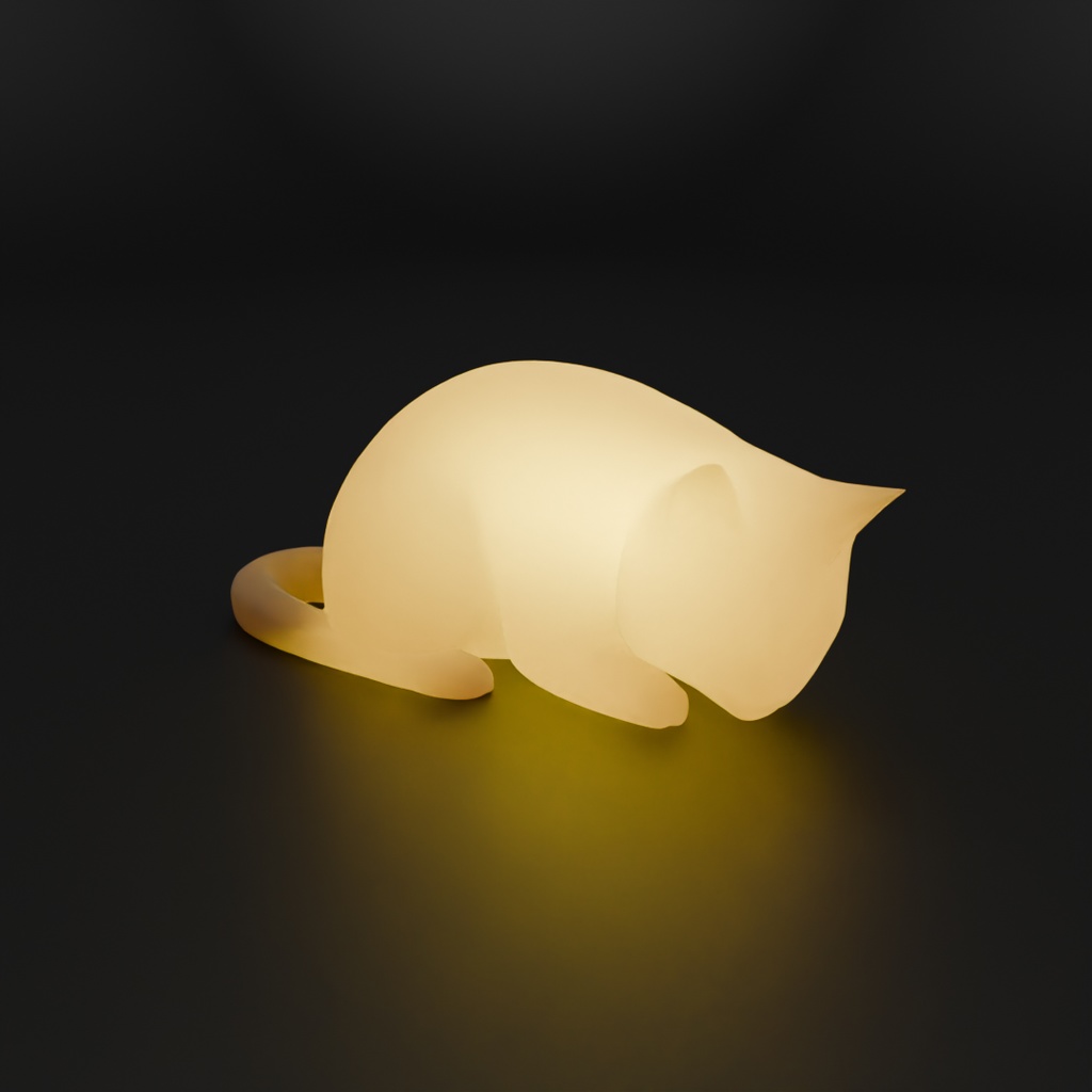 【Blender】ごめん寝ネコの間接照明 Indirect lighting for Sorry Sleeping Cats【VRChat】
