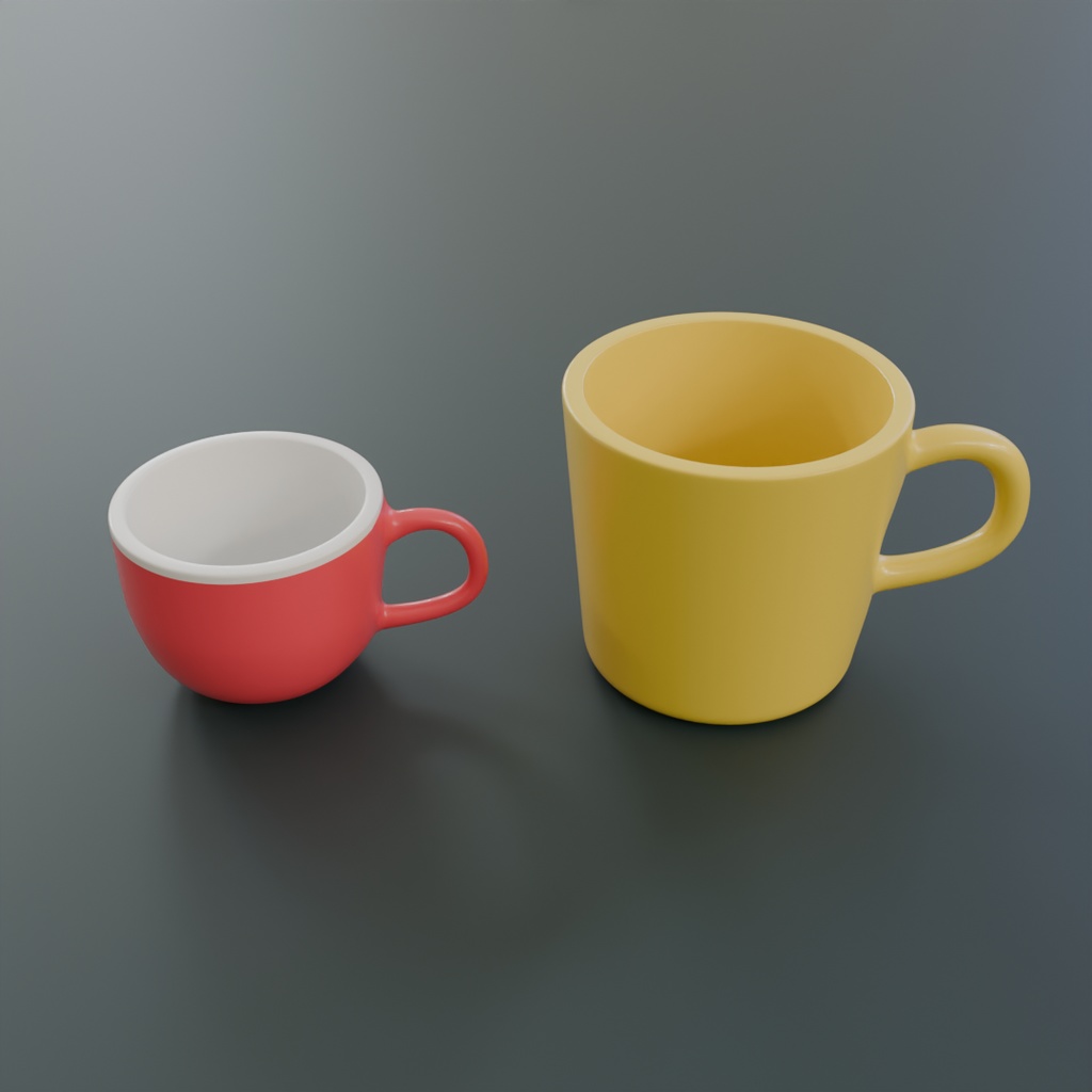 【Blender】ドリンクウェアセット Drinkware set【VRChat】
