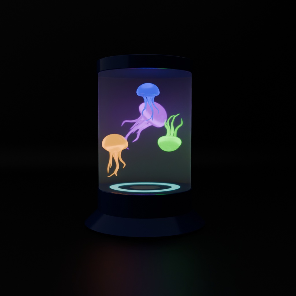 【Blender】クラゲのアクアリウムライト Jellyfish aquarium light【VRChat】