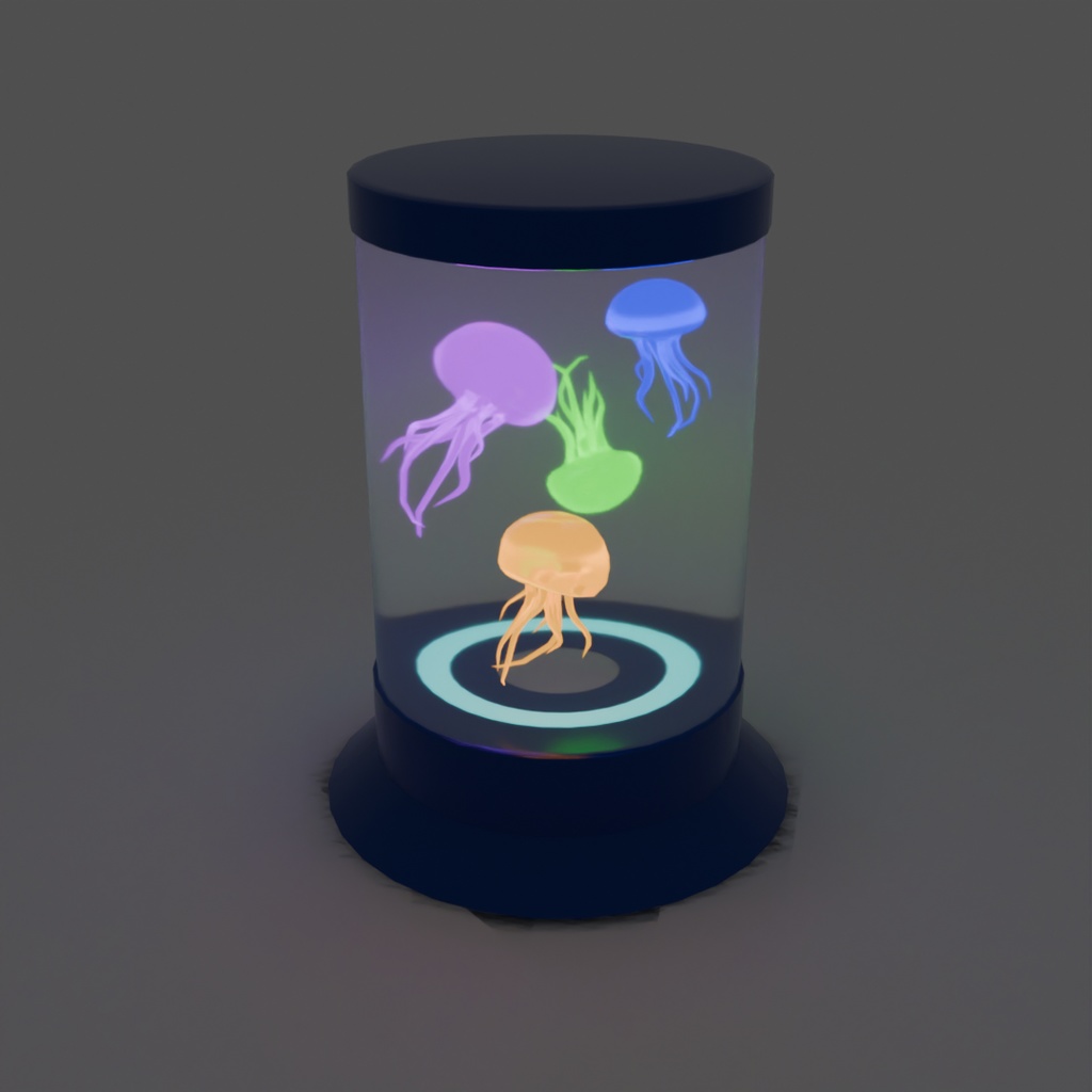 【Blender】クラゲのアクアリウムライト Jellyfish aquarium light【VRChat】