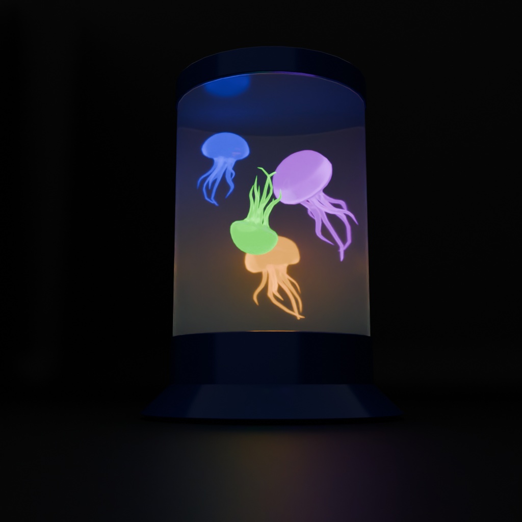 【Blender】クラゲのアクアリウムライト Jellyfish aquarium light【VRChat】