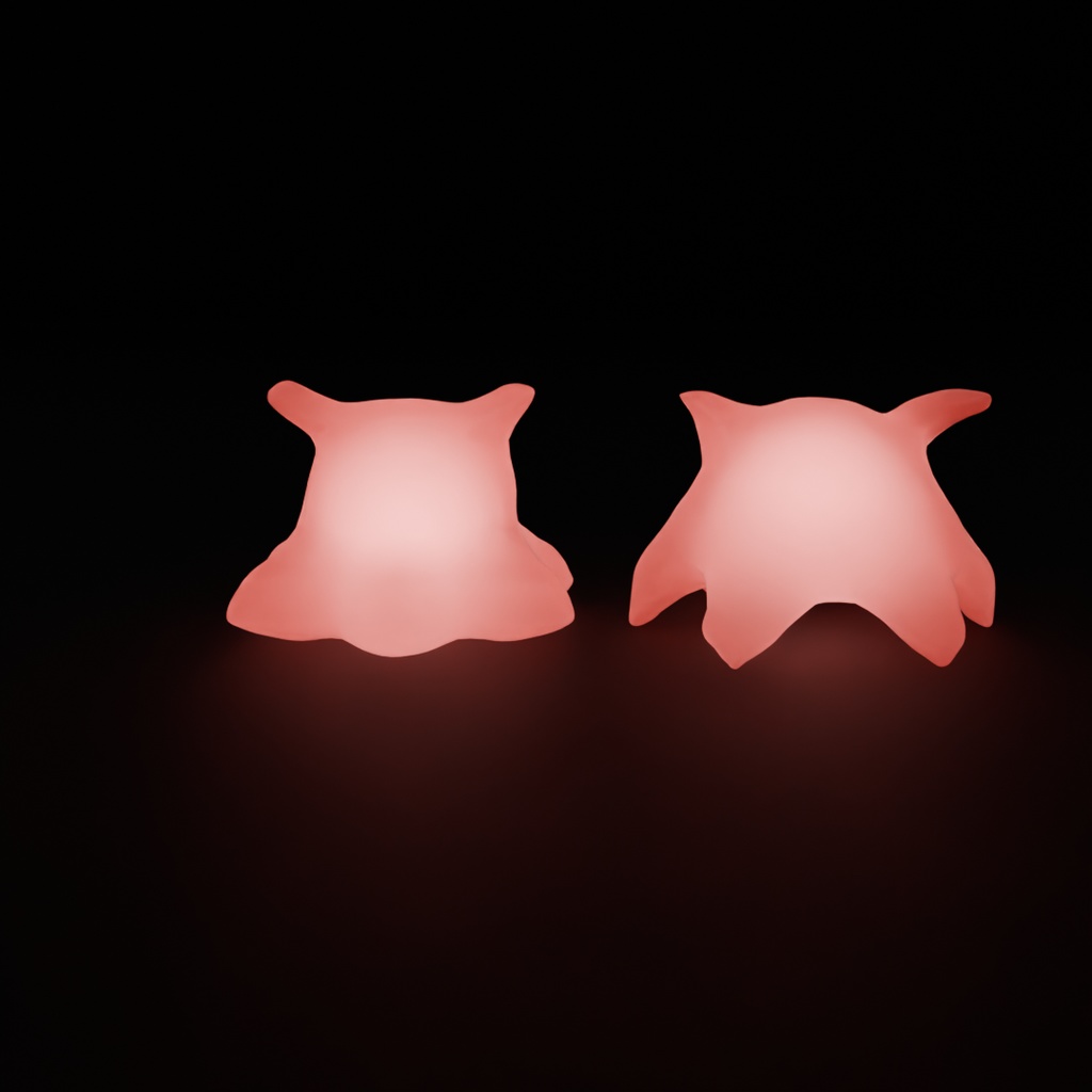【Blender】メンダコの間接照明 Indirect lighting of Mendako【VRChat】