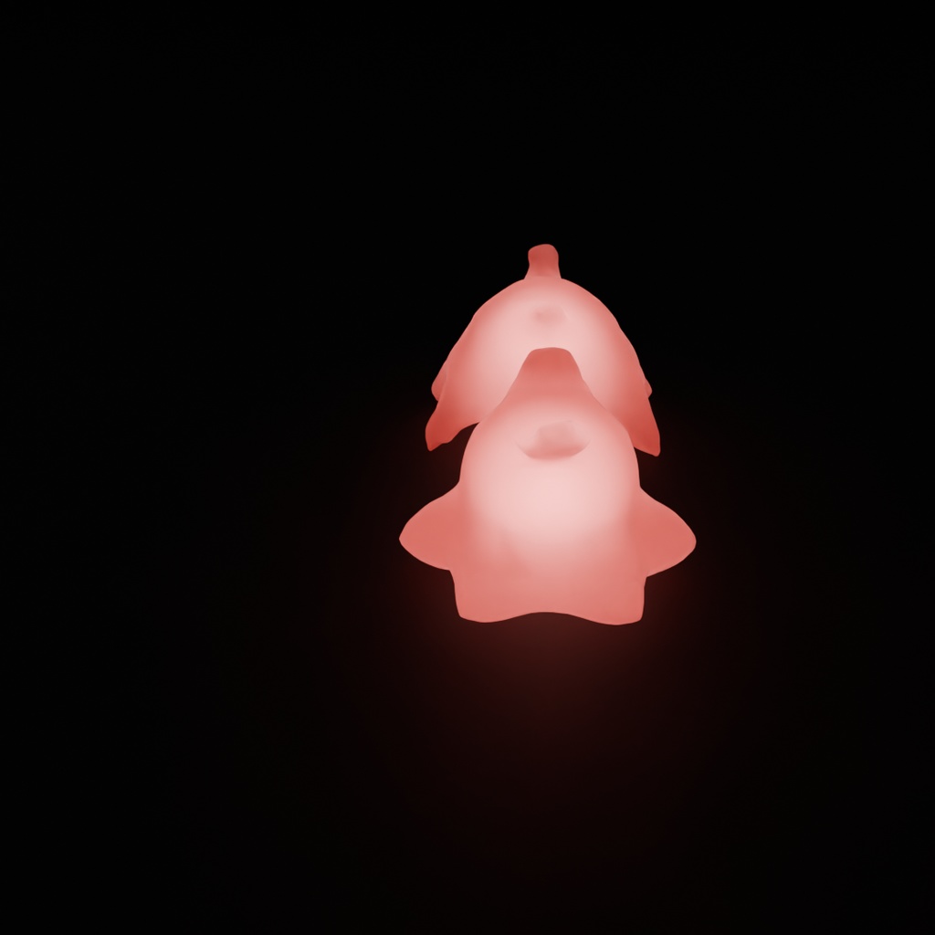 【Blender】メンダコの間接照明 Indirect lighting of Mendako【VRChat】
