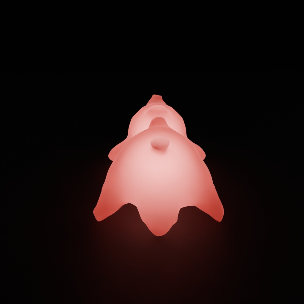 【Blender】メンダコの間接照明 Indirect lighting of Mendako【VRChat】