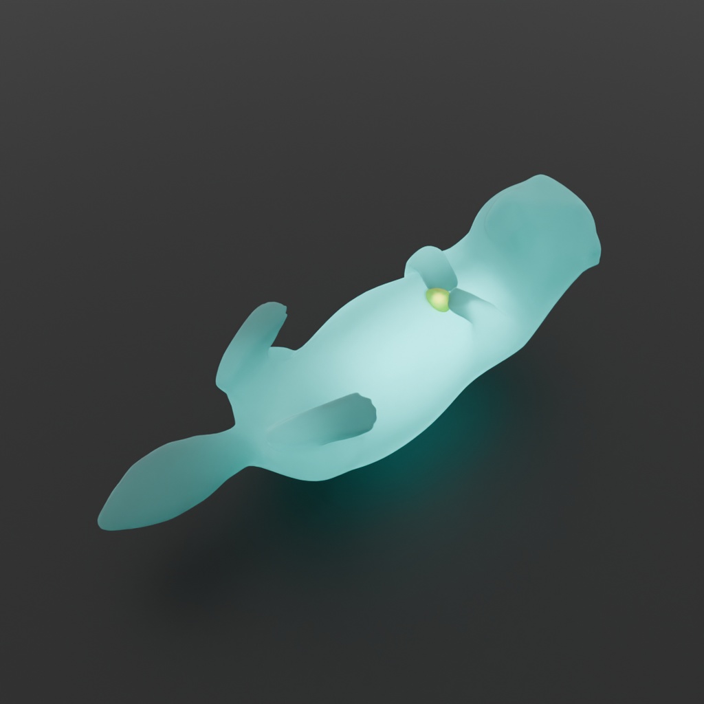 【Blender】ラッコの間接照明 Indirect lighting for sea otters【VRChat】