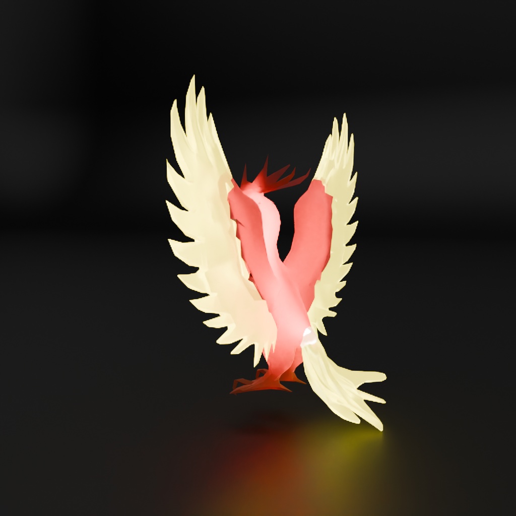 【Blender】不死鳥の間接照明 Indirect lighting of phoenix【VRChat】