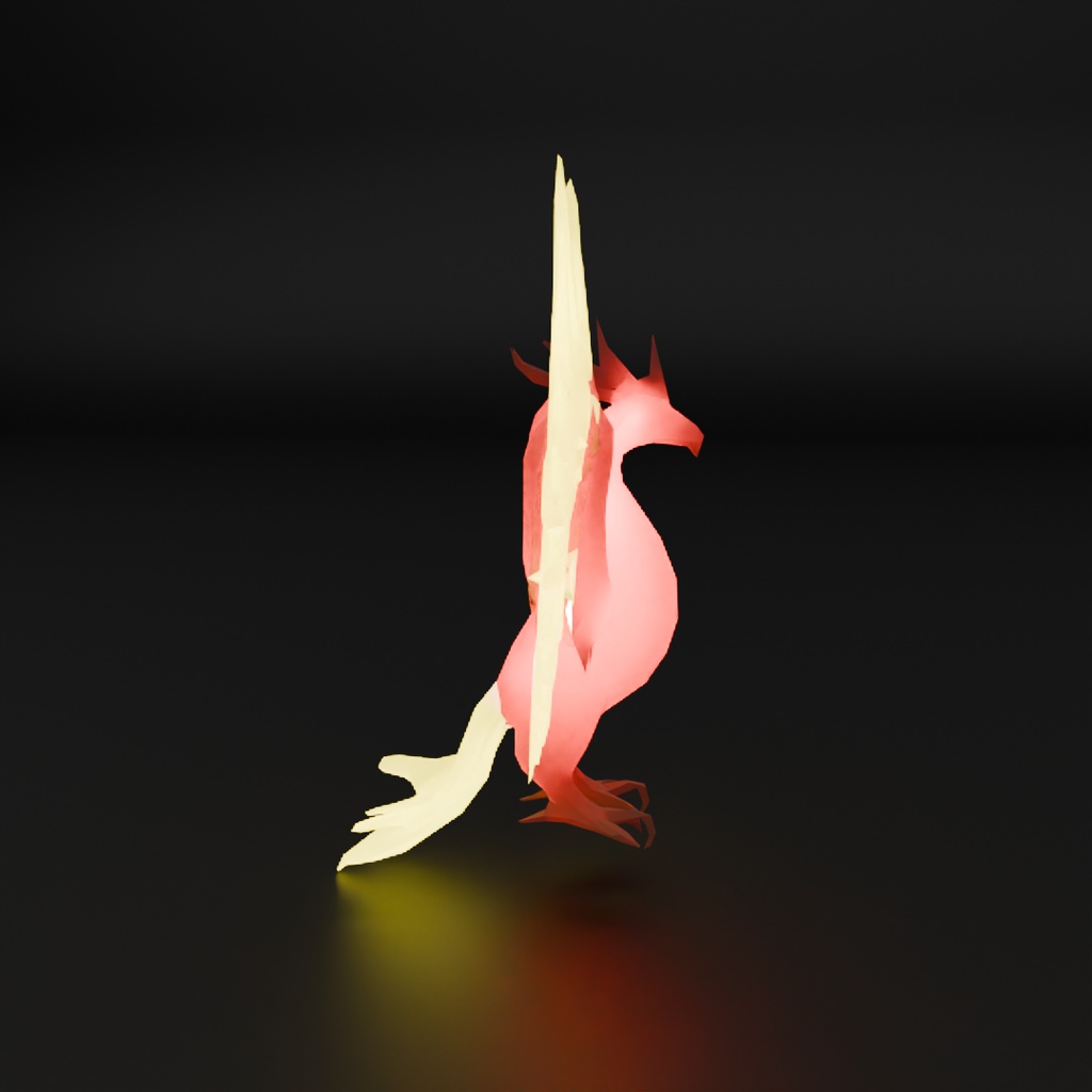 【Blender】不死鳥の間接照明 Indirect lighting of phoenix【VRChat】