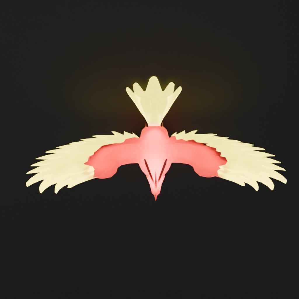 【Blender】不死鳥の間接照明 Indirect lighting of phoenix【VRChat】