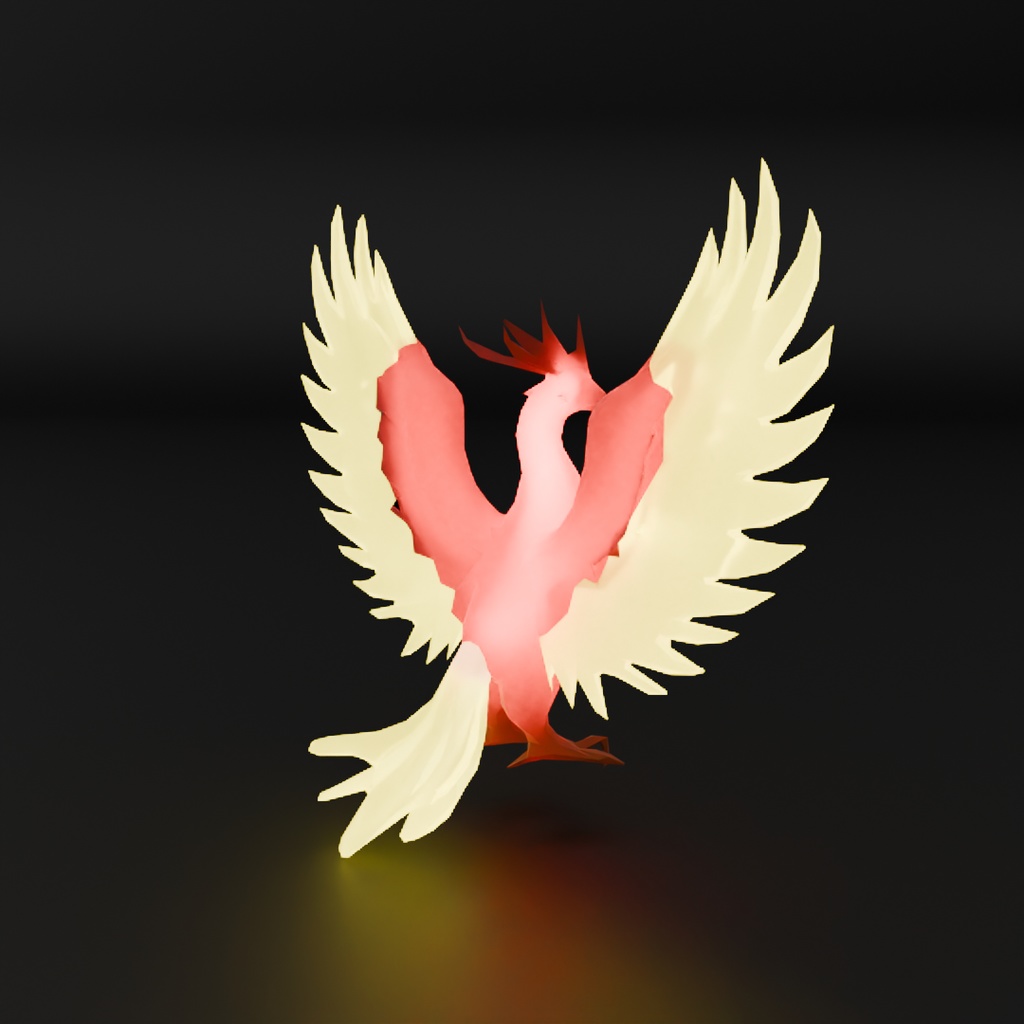 【Blender】不死鳥の間接照明 Indirect lighting of phoenix【VRChat】