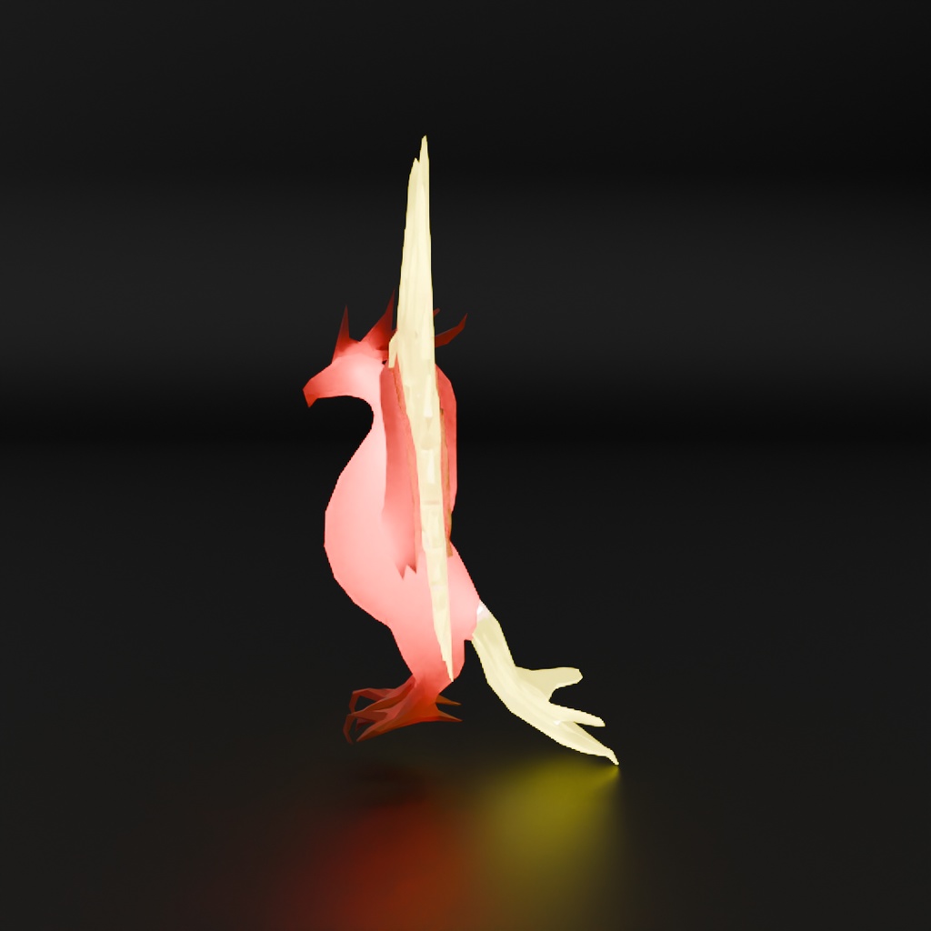 【Blender】不死鳥の間接照明 Indirect lighting of phoenix【VRChat】
