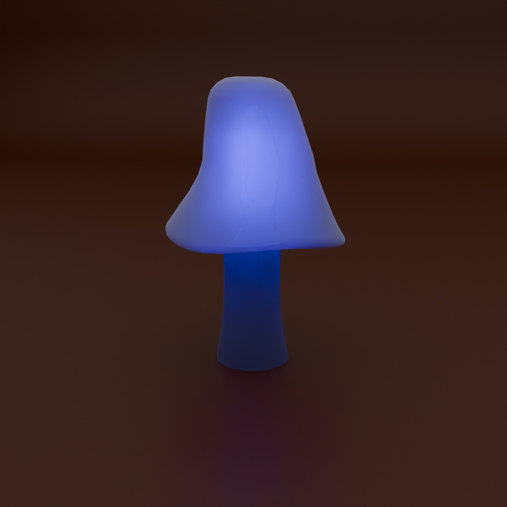 【Blender】きのこの間接照明 Indirect lighting of mushrooms【VRChat】