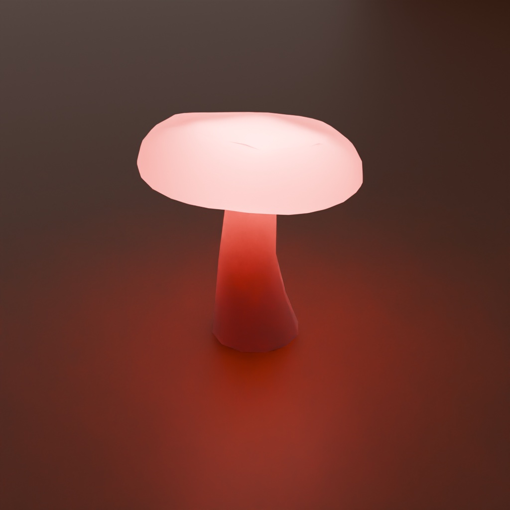 【Blender】きのこの間接照明 Indirect lighting of mushrooms【VRChat】