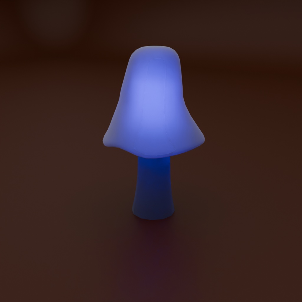 【Blender】きのこの間接照明 Indirect lighting of mushrooms【VRChat】