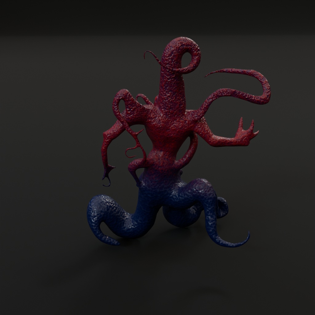 【Blender】ニャルラトホテプ Nyarlathotep