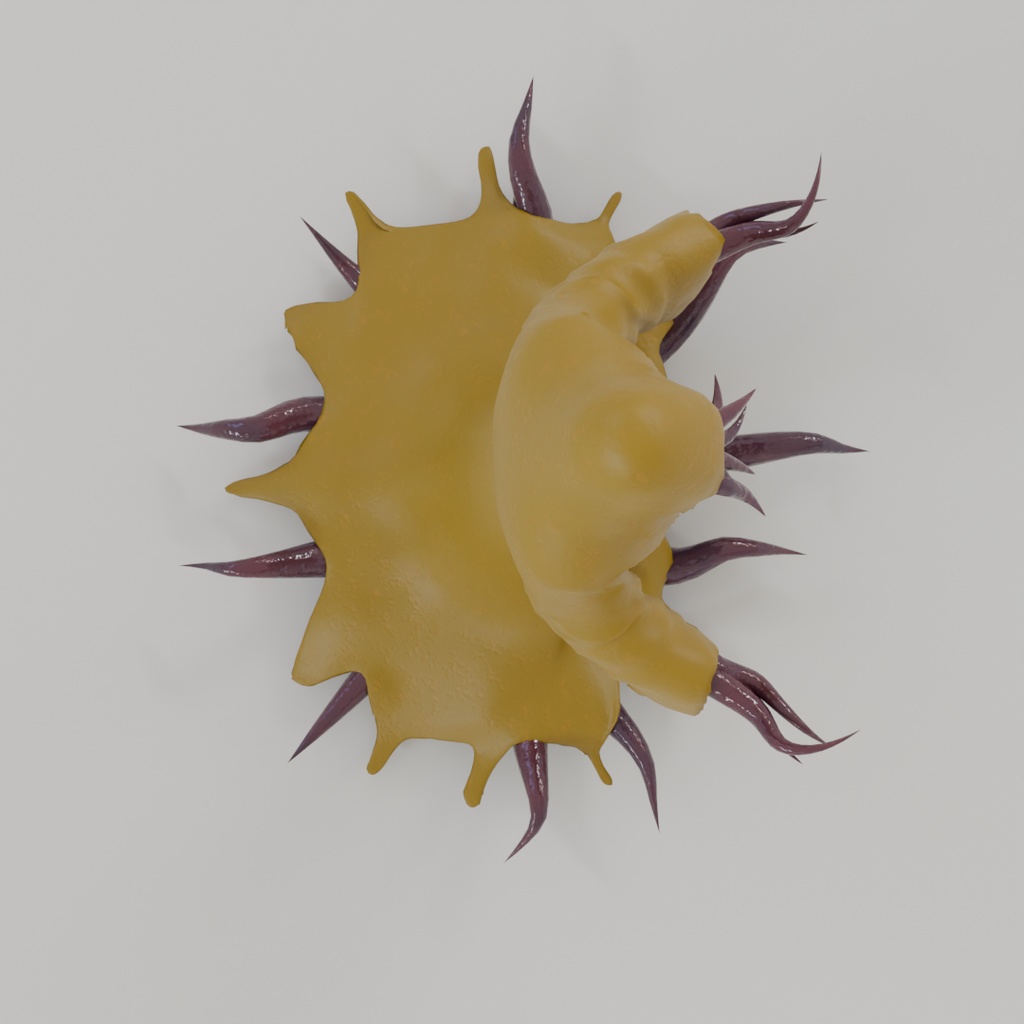 【Blender】黄衣の王 ハスター Yellow-robed king Hastur