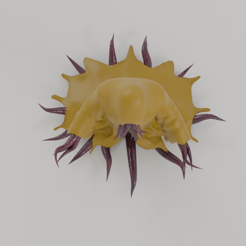 【Blender】黄衣の王 ハスター Yellow-robed king Hastur