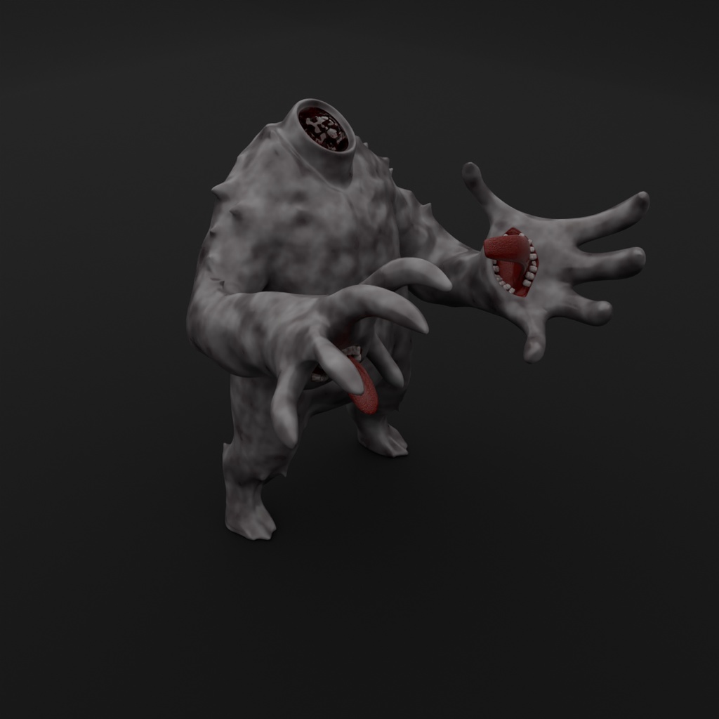 【Blender】汚すもの イゴーロナク The defiler Y'golonac