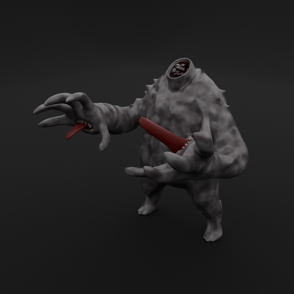 【Blender】汚すもの イゴーロナク The defiler Y'golonac