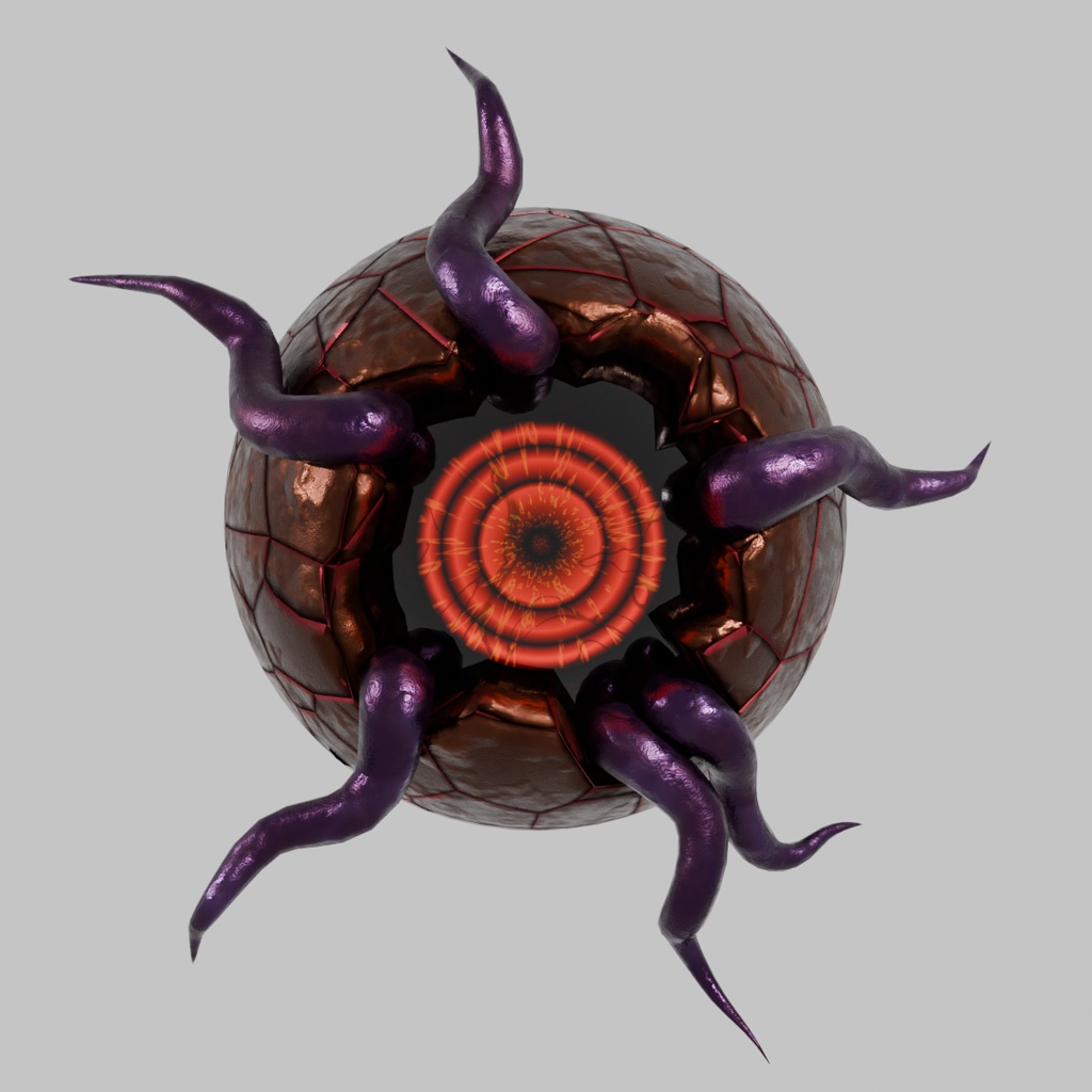 【Blender】先触れなるものグロース Predecessor Ghroth