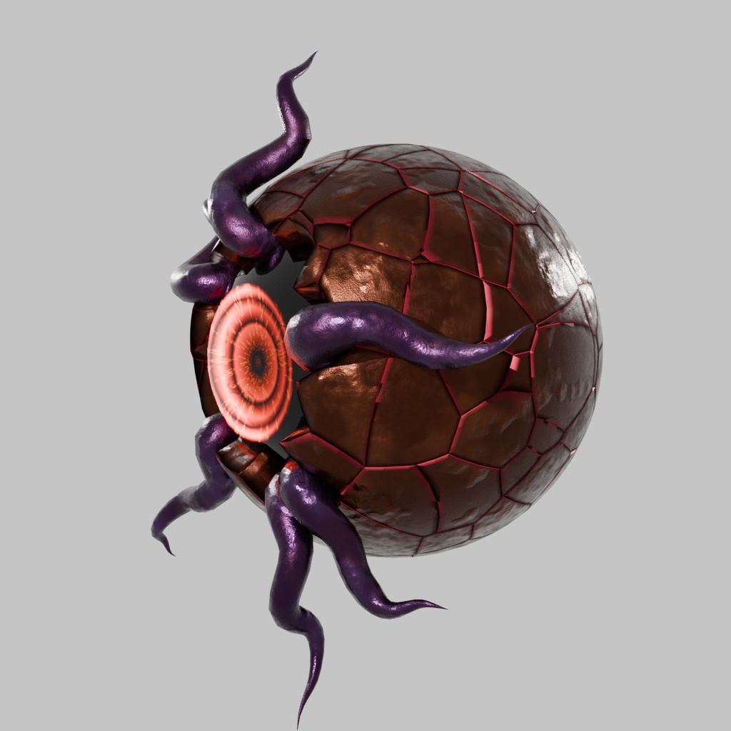 【Blender】先触れなるものグロース Predecessor Ghroth