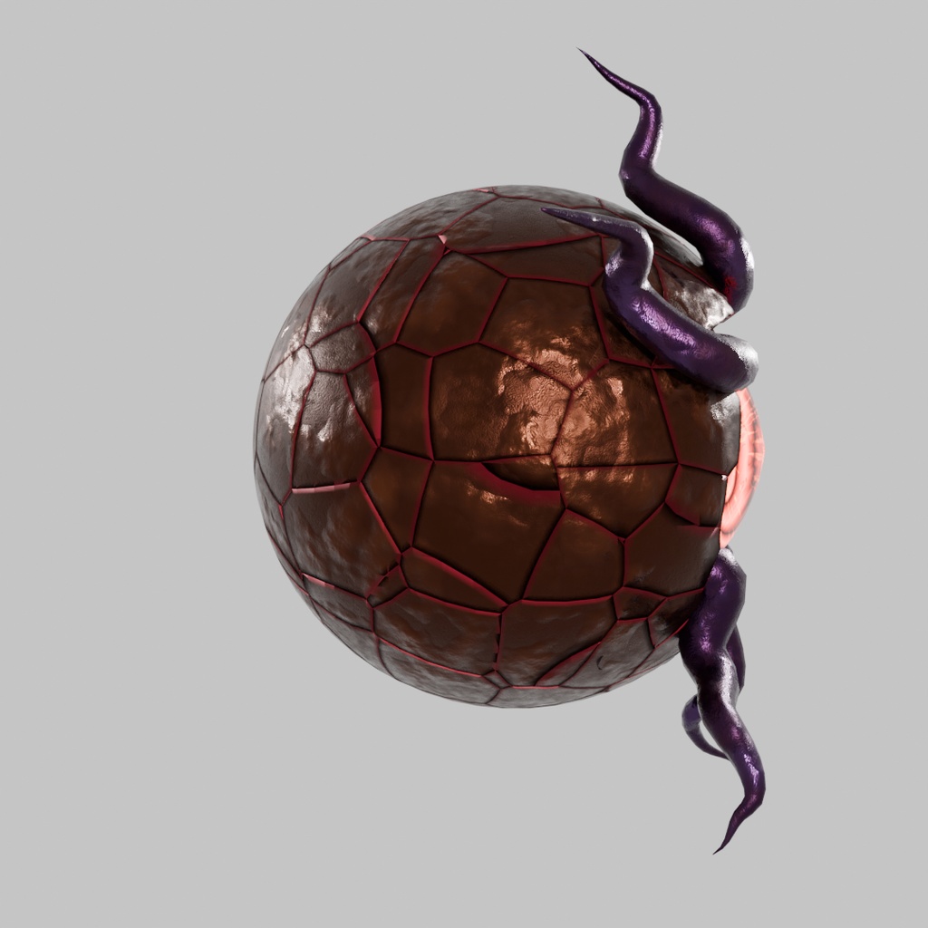 【Blender】先触れなるものグロース Predecessor Ghroth