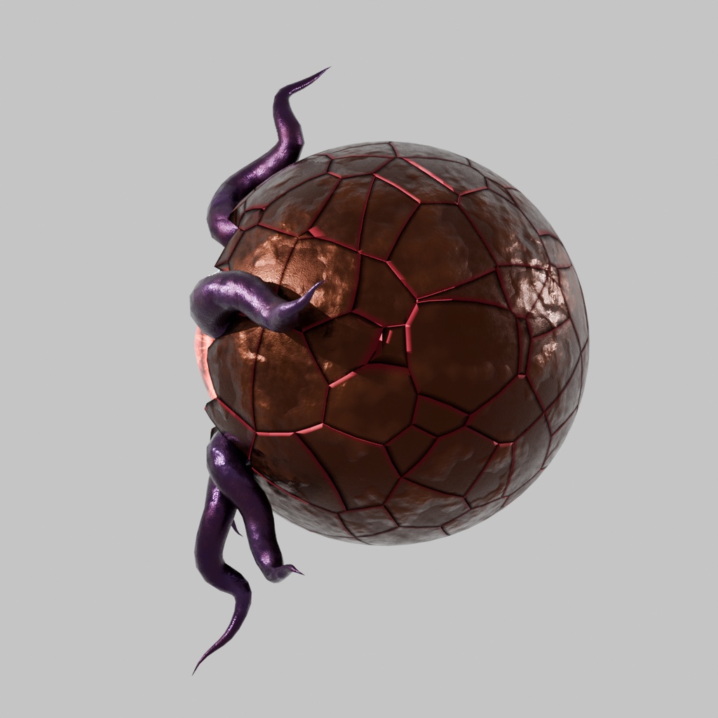 【Blender】先触れなるものグロース Predecessor Ghroth