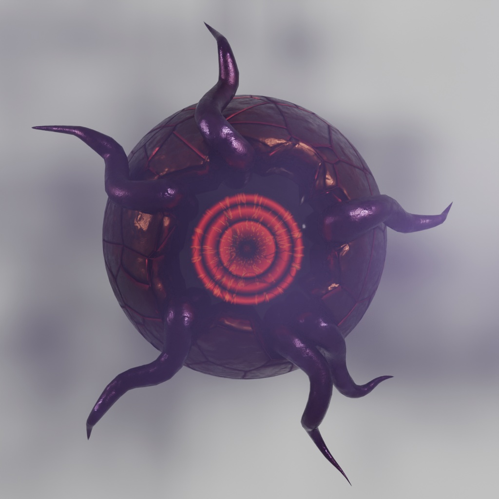 【Blender】先触れなるものグロース Predecessor Ghroth