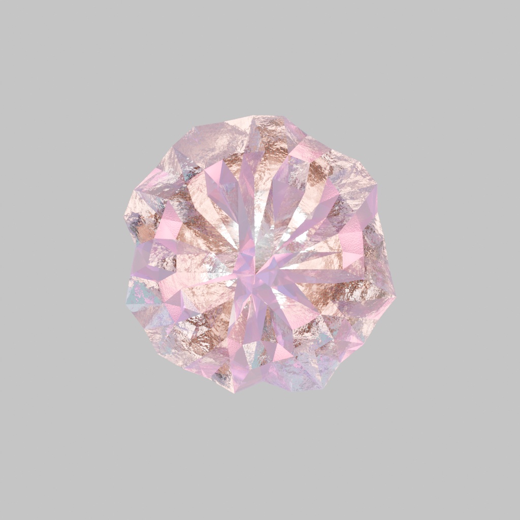 【Blender】クリスタルのランタン Crystal Lanterns