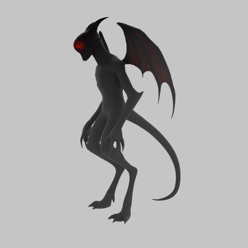 【Blender】夜鬼ナイトゴーント Night Demon Night-gaunts