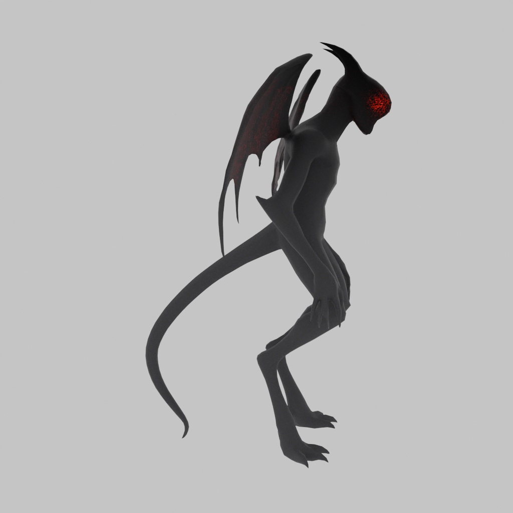 【Blender】夜鬼ナイトゴーント Night Demon Night-gaunts