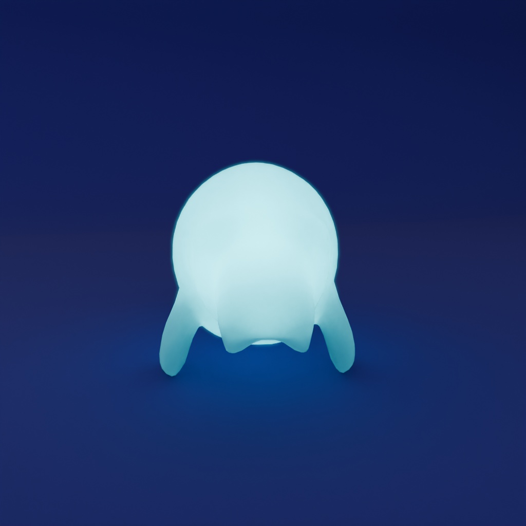 【Blender】ベルーガとジュゴンの間接照明 Indirect lighting of beluga and dugong