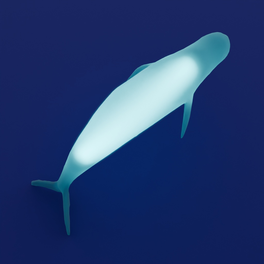 【Blender】ベルーガとジュゴンの間接照明 Indirect lighting of beluga and dugong