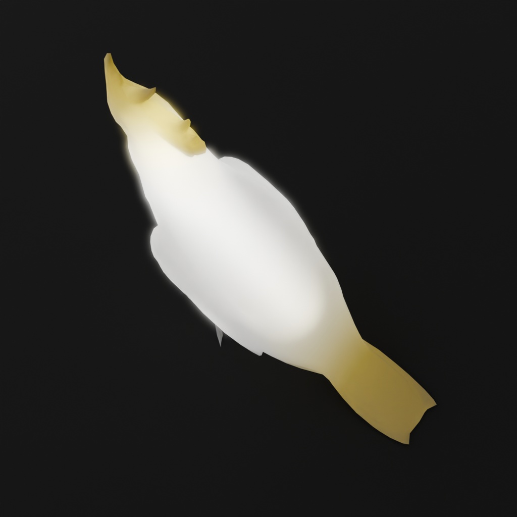 【Blender】インコとオウムの間接照明 Indirect lighting for parakeets and parrots