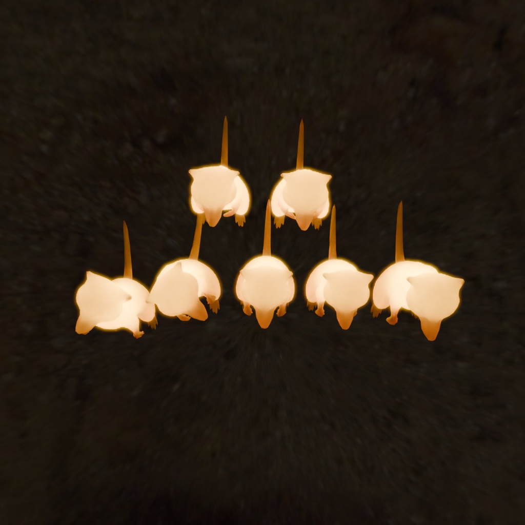 【Blender】ミーアキャットたちの間接照明 Indirect lighting for meerkats